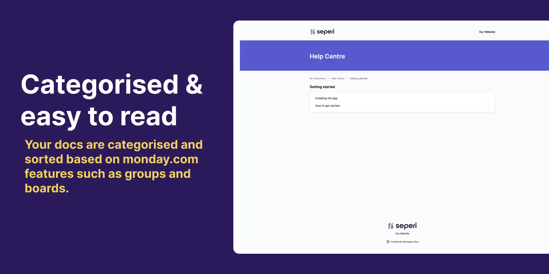 Select which docs to publish