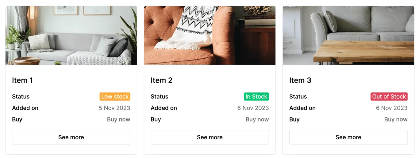 Custom button as secondary link